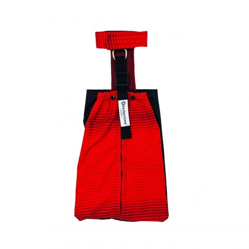 red stripes waterproof drag bag