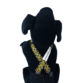 yellow tribal diaper suspender - model