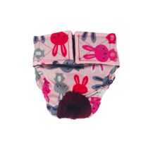 Happy Bunny   Dog Diaper
