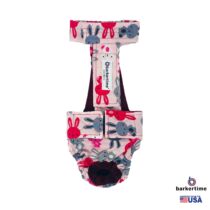 Happy Bunny Washable Dog Diaper Overall