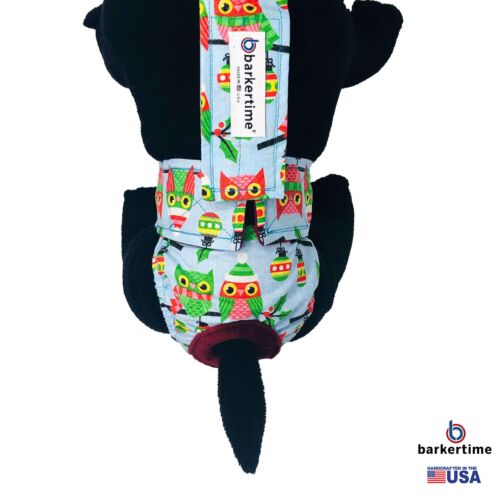 holiday owl with glitter diaper overall - model 2 holiday owl with glitter diaper overall - model 2