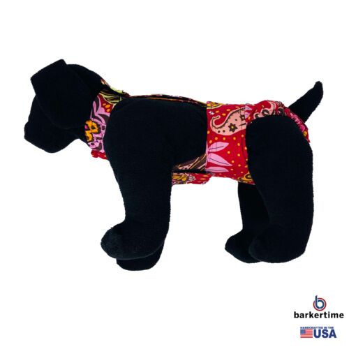 paradise flowers on red diaper overall - model 1 paradise flowers on red diaper overall - model 1