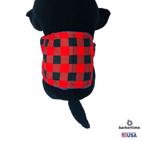 buffalo plaid belly band - model 2 buffalo plaid belly band - model 2