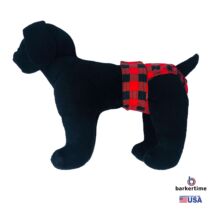 buffalo plaid diaper – model 1