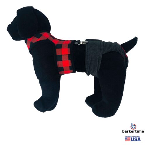 buffalo plaid suspender harness - model 1 buffalo plaid suspender harness - model 1