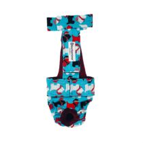 Holiday Doggie Escape-Proof Washable Dog Diaper Overall