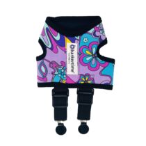 Mystic Flower on Purple Diaper Suspender Harness to Keep Dog Diapers On
