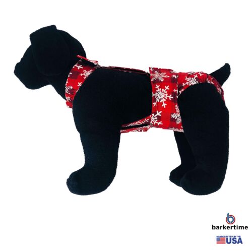 snowflakes on buffalo plaid diaper overall - model 1 snowflakes on buffalo plaid diaper overall - model 1