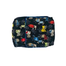 Funky Dog on Black  Dog Belly Band