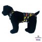 funky dog on black diaper overall - model 1