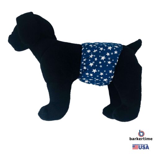 white stars on navy blue belly band - model 1 white stars on navy blue belly band - model 1