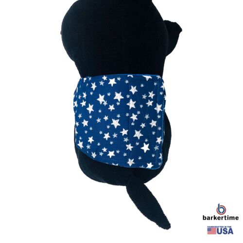 white stars on navy blue belly band - model 2 white stars on navy blue belly band - model 2