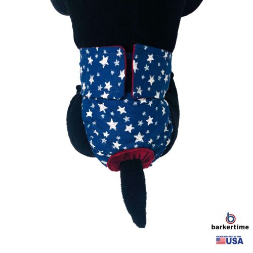 white stars on navy blue diaper - model 2 white stars on navy blue diaper - model 2