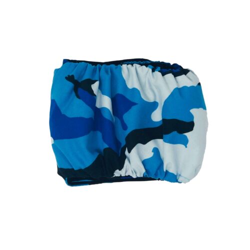 blue camo belly band - back blue camo belly band - back