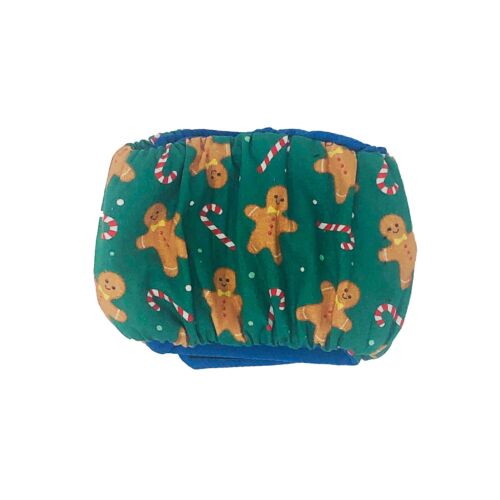 gingerbread candy cane belly band - back gingerbread candy cane belly band - back