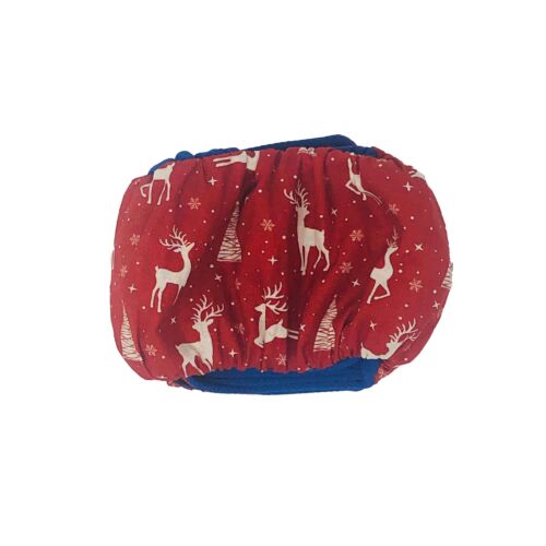 holiday reindeer belly band - back holiday reindeer belly band - back