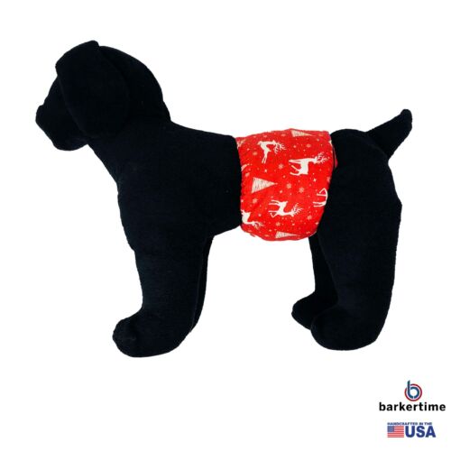 holiday reindeer belly band - model 1 holiday reindeer belly band - model 1