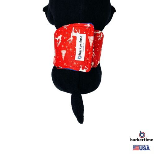 holiday reindeer belly band - model 2 holiday reindeer belly band - model 2