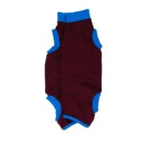 Merlot Red with Blue Cuff PeeJama