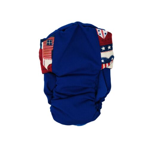 patriotic love on blue diaper - back patriotic love on blue diaper - back