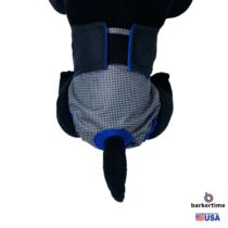 black on gingham diaper – model 2