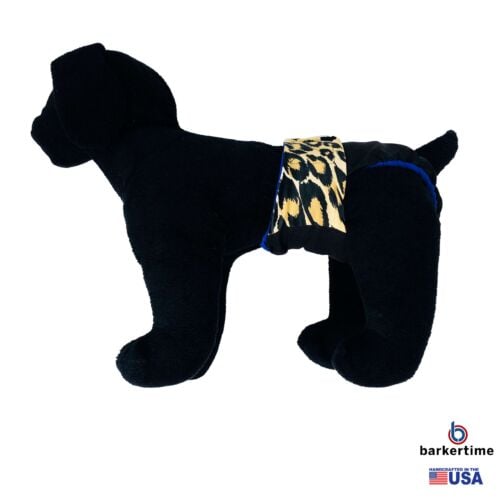 cheetah on black diaper - model 1 cheetah on black diaper - model 1