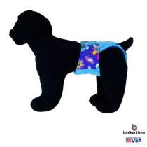 mystic flower on sky blue diaper – model 1