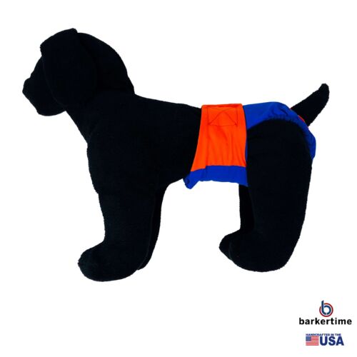 orange on royal blue diaper - model 1 orange on royal blue diaper - model 1