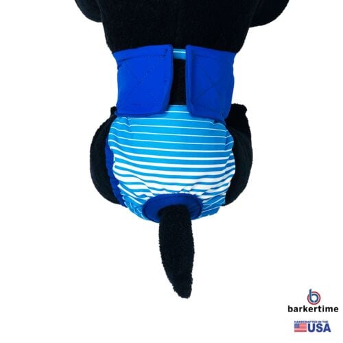 royal blue on blue stripes diaper - model 2 royal blue on blue stripes diaper - model 2