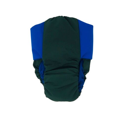 royal blue on green diaper - back royal blue on green diaper - back