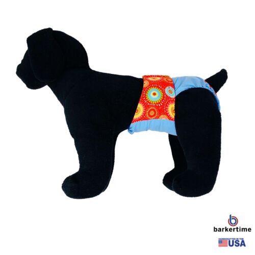 starblast red on sky blue diaper - model 1 starblast red on sky blue diaper - model 1