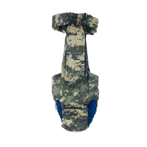 digital camo diaper overall - back digital camo diaper overall - back