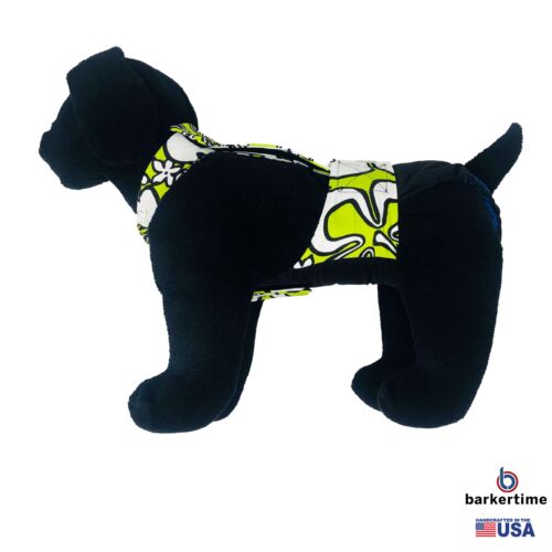 white hawaiian lime green on black diaper overall - model 1 white hawaiian lime green on black diaper overall - model 1