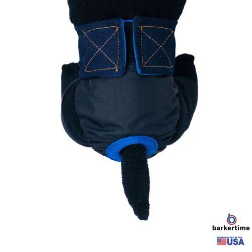 denim on black premium diaper - model 2 denim on black premium diaper - model 2