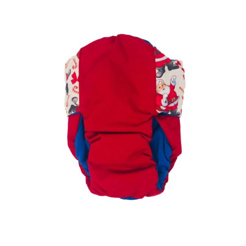 santa claus on red diaper - back santa claus on red diaper - back