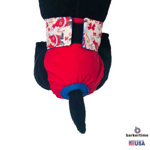 santa claus on red diaper - model 2 santa claus on red diaper - model 2