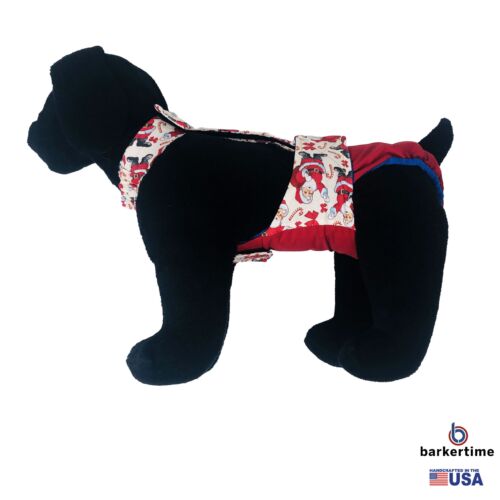 santa claus on red diaper overall - model 1 santa claus on red diaper overall - model 1