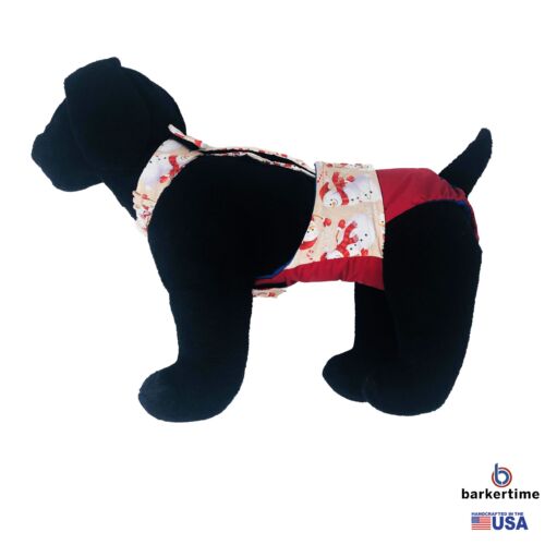 snowman on red diaper overall - model 1 snowman on red diaper overall - model 1