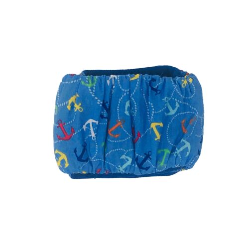blue anchors belly band - back blue anchors belly band - back