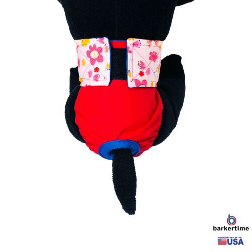 spring flower on red diaper - model 2 spring flower on red diaper - model 2