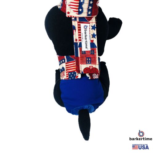 patriotic heart and love on blue diaper overall - model 2 patriotic heart and love on blue diaper overall - model 2