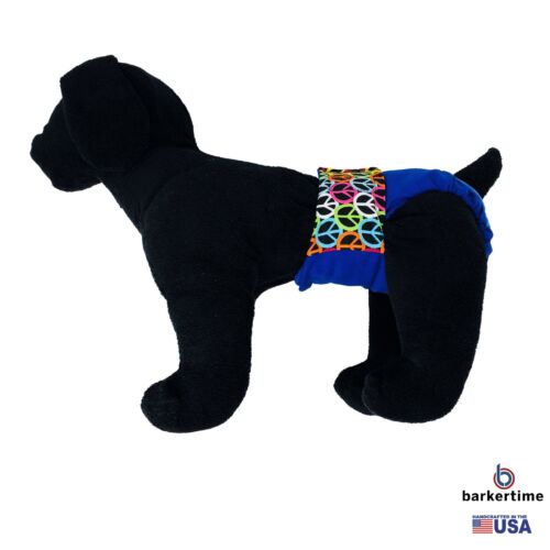 peace love on blue diaper - model 1 peace love on blue diaper - model 1