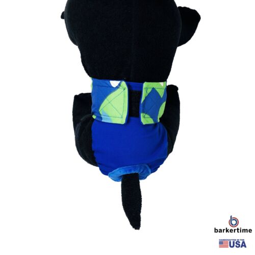 surfline abstract on blue diaper - model 2 surfline abstract on blue diaper - model 2