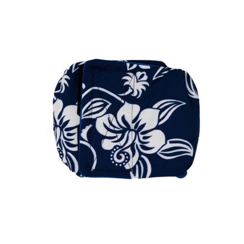 white hawaiian on blue belly band