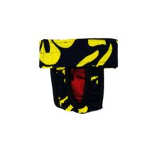 Yellow Hawaiian Hibiscus on Blue  Cat Diaper Pull-up