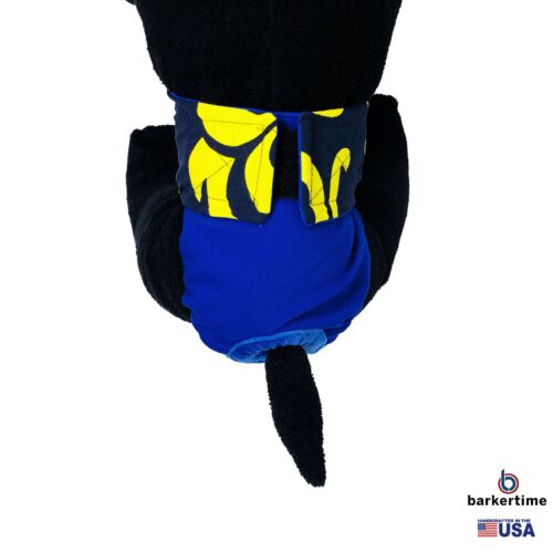 yellow hawaiian on blue diaper - model 2 yellow hawaiian on blue diaper - model 2