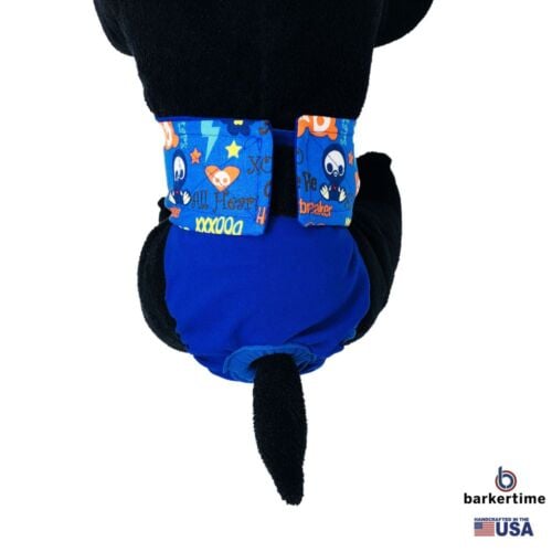 Sweet Baby Spoiled Rotten on Royal Blue diaper - model 2 Sweet Baby Spoiled Rotten on Royal Blue diaper - model 2