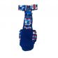 patriotic stars and stripes diaper overall - back