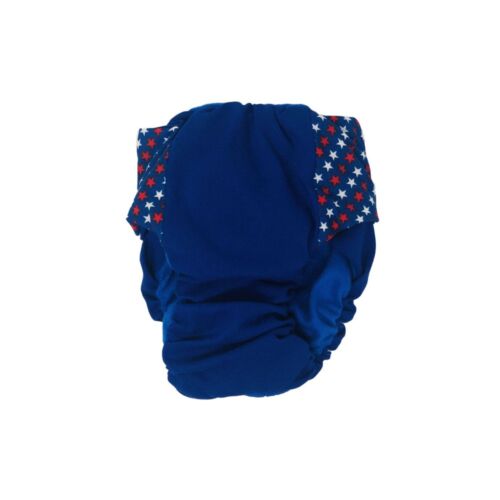 patriotic stars on blue diaper - back patriotic stars on blue diaper - back