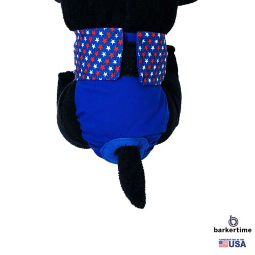 patriotic stars on blue diaper -model 2 patriotic stars on blue diaper -model 2